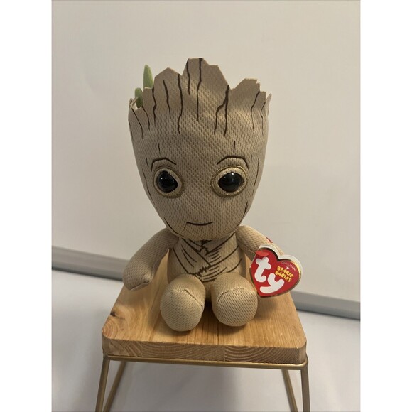 TY Other - Ty Groot Plush Beanie Babies Marvel Guardians Of The Galaxy Toy Collectible 7"